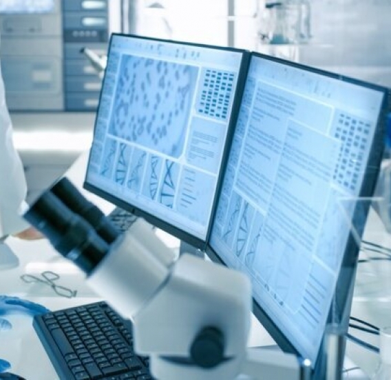 University researchers conducting interdisciplinary research in advanced laboratories with academic funding support